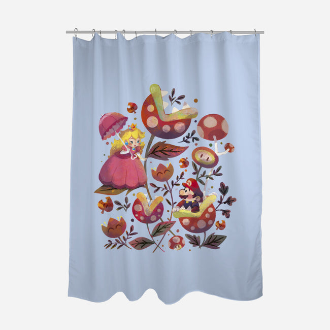 The Princess And The Plumber-None-Polyester-Shower Curtain-Gemma Roman