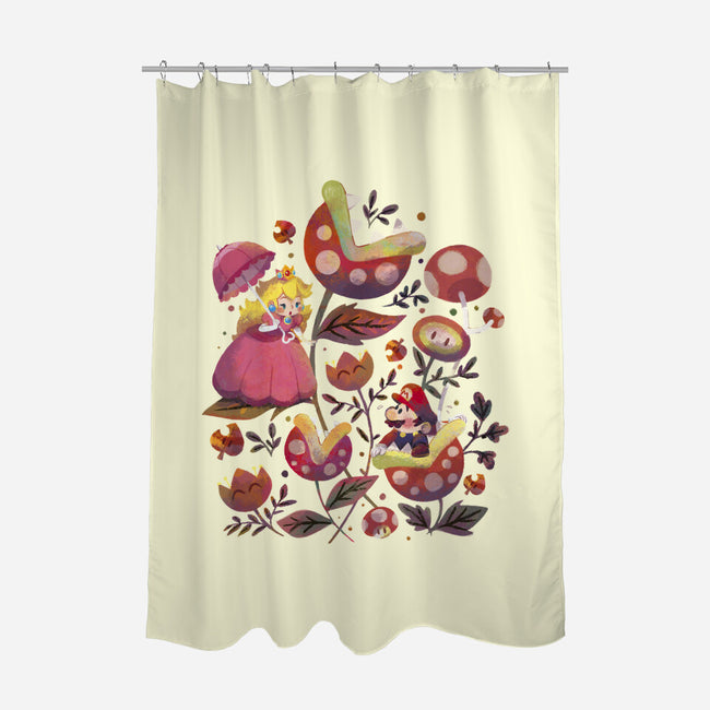 The Princess And The Plumber-None-Polyester-Shower Curtain-Gemma Roman