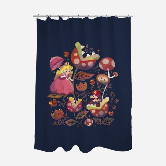 The Princess And The Plumber-None-Polyester-Shower Curtain-Gemma Roman