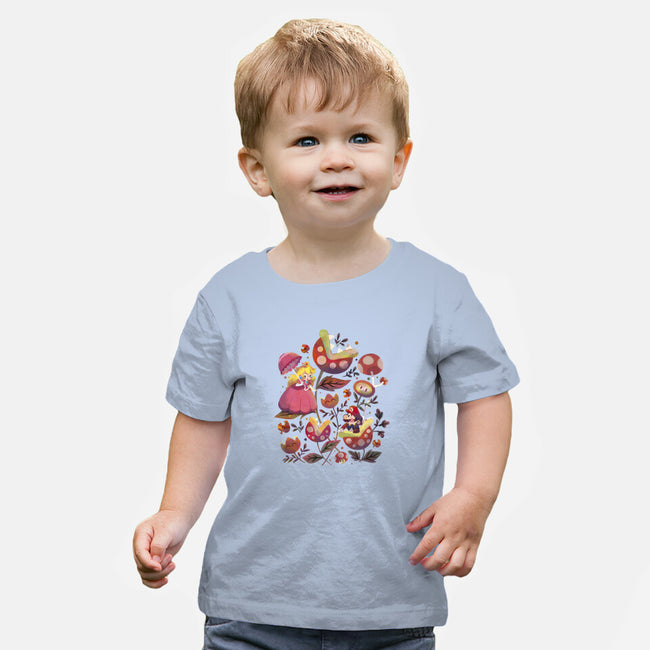 The Princess And The Plumber-Baby-Basic-Tee-Gemma Roman