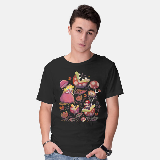 The Princess And The Plumber-Mens-Basic-Tee-Gemma Roman