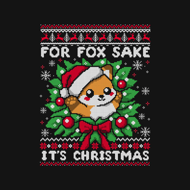 For Fox Sake It's Christmas-None-Beach-Towel-NemiMakeit