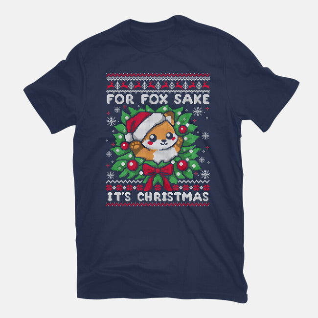 For Fox Sake It's Christmas-Youth-Basic-Tee-NemiMakeit