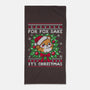 For Fox Sake It's Christmas-None-Beach-Towel-NemiMakeit