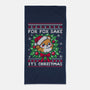 For Fox Sake It's Christmas-None-Beach-Towel-NemiMakeit