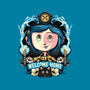 Welcome Home Coraline-Womens-Fitted-Tee-momma_gorilla