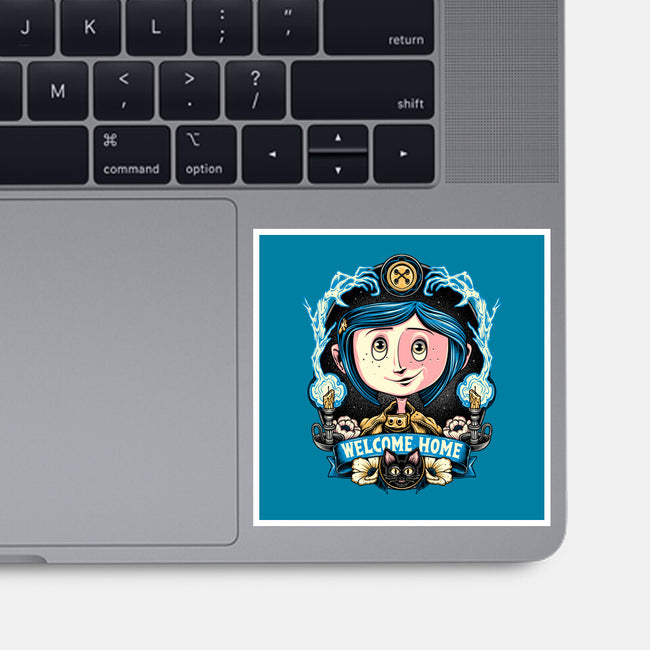 Welcome Home Coraline-None-Glossy-Sticker-momma_gorilla