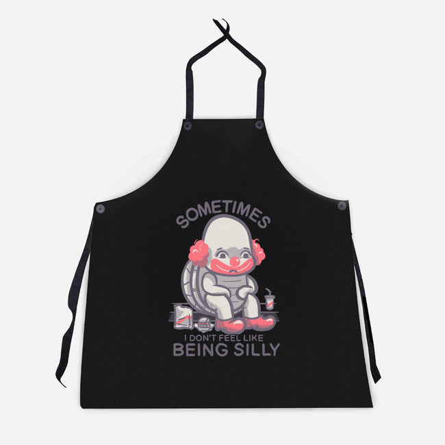 Silly Turtle-Unisex-Kitchen-Apron-Aarons Art Room