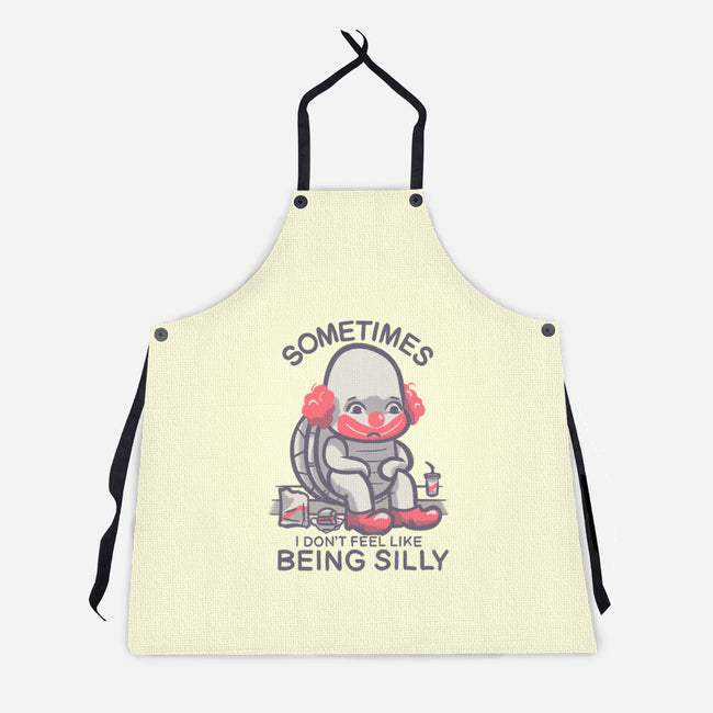 Silly Turtle-Unisex-Kitchen-Apron-Aarons Art Room