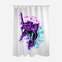 One Mecha-None-Polyester-Shower Curtain-nickzzarto