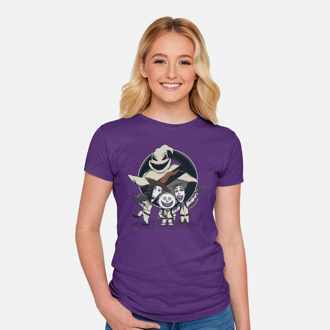 OogieBoogieBusters-Womens-Fitted-Tee-Claudia