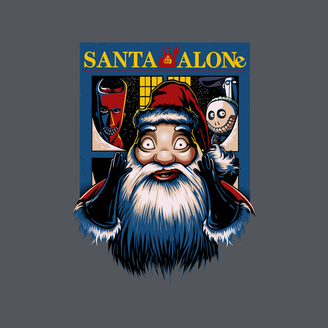 Santa Alone-None-Indoor-Rug-daobiwan