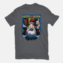 Santa Alone-Womens-Fitted-Tee-daobiwan