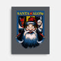 Santa Alone-None-Stretched-Canvas-daobiwan