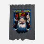 Santa Alone-None-Polyester-Shower Curtain-daobiwan