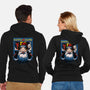 Santa Alone-Unisex-Zip-Up-Sweatshirt-daobiwan