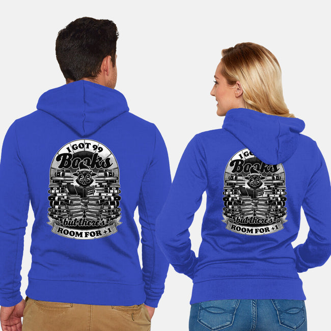 Cat Witch Books-Unisex-Zip-Up-Sweatshirt-Studio Mootant