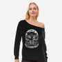 Cat Witch Books-Womens-Off Shoulder-Sweatshirt-Studio Mootant