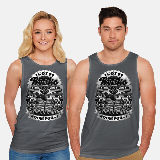 Cat Witch Books-Unisex-Basic-Tank-Studio Mootant