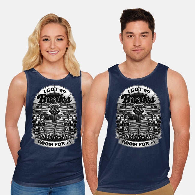 Cat Witch Books-Unisex-Basic-Tank-Studio Mootant