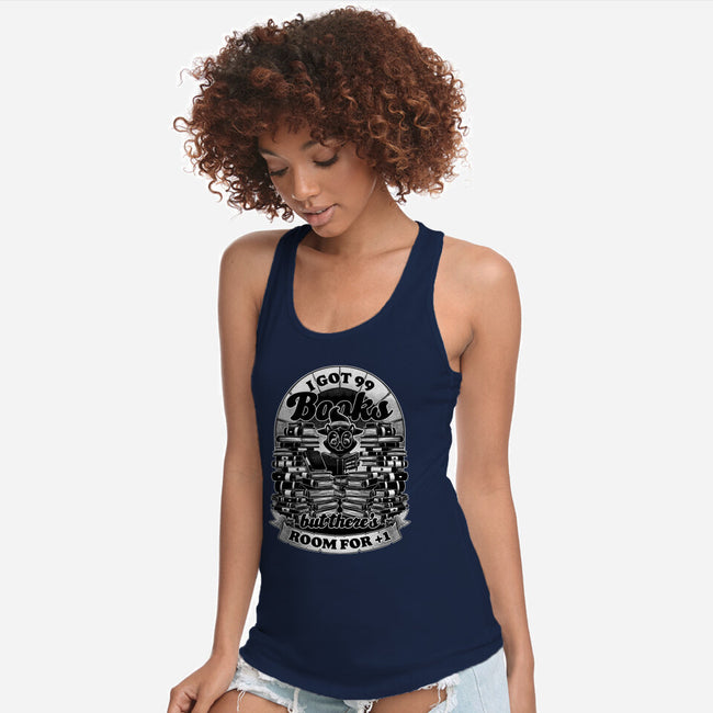 Cat Witch Books-Womens-Racerback-Tank-Studio Mootant