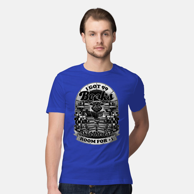 Cat Witch Books-Mens-Premium-Tee-Studio Mootant