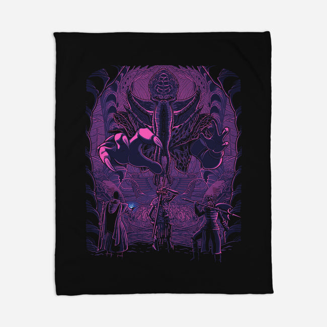 The Mindflayer's Den-None-Fleece-Blanket-JCMaziu