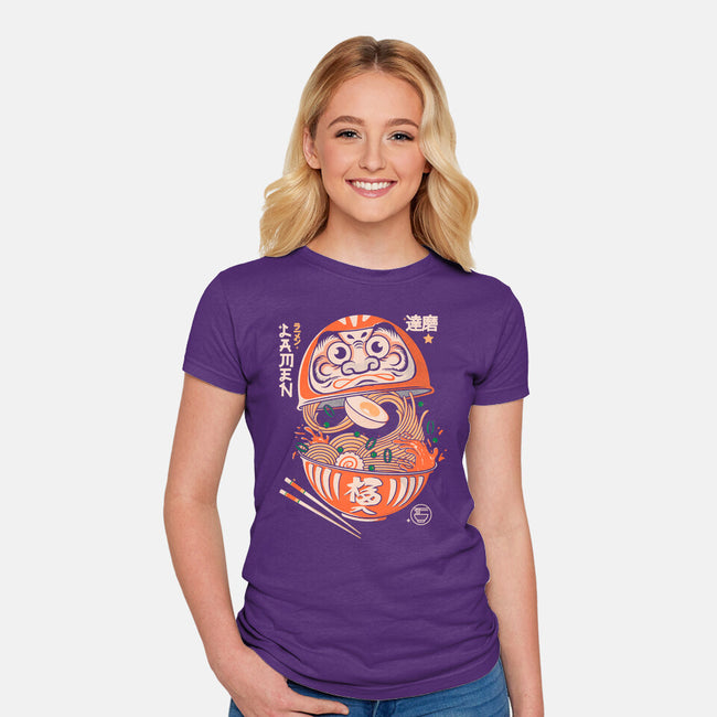 Daruma Noodles-Womens-Fitted-Tee-Eoli Studio