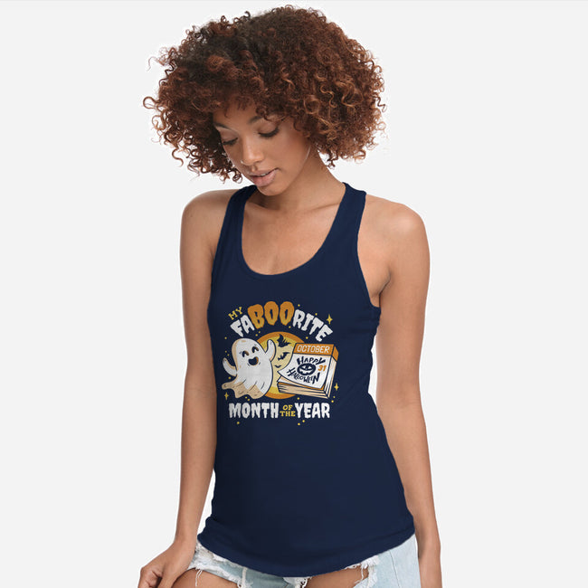 FaBOOrite Month-Womens-Racerback-Tank-Olipop