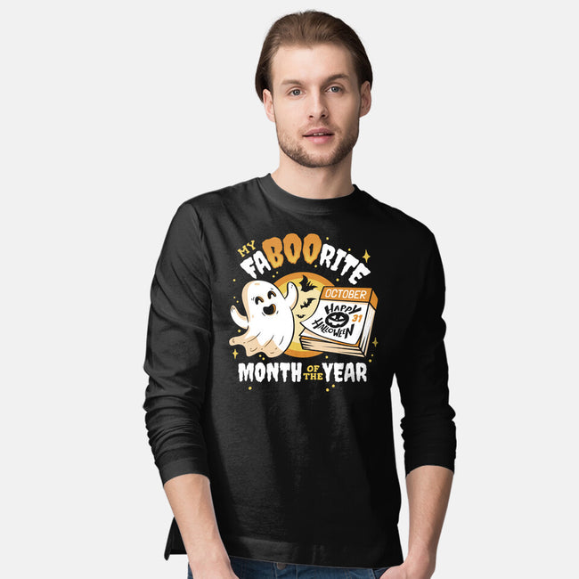 FaBOOrite Month-Mens-Long Sleeved-Tee-Olipop