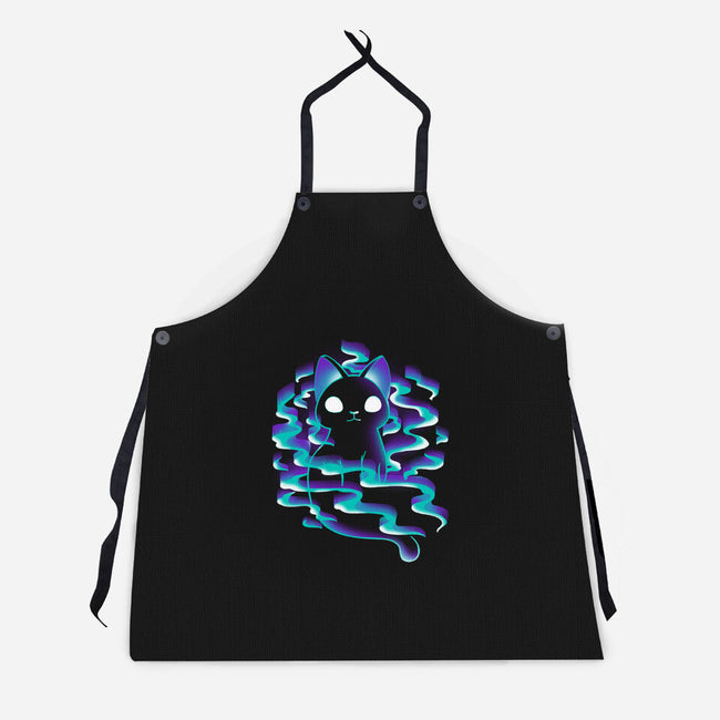 Borealis Cat-Unisex-Kitchen-Apron-Vallina84