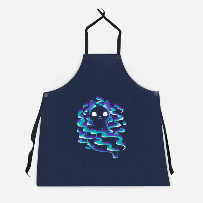 Borealis Cat-Unisex-Kitchen-Apron-Vallina84