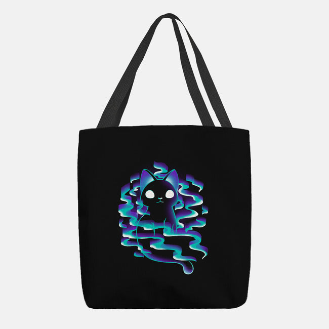 Borealis Cat-None-Basic Tote-Bag-Vallina84