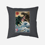 Monster King Vs Great Old One-None-Non-Removable Cover w Insert-Throw Pillow-DrMonekers