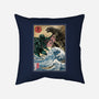 Monster King Vs Great Old One-None-Non-Removable Cover w Insert-Throw Pillow-DrMonekers