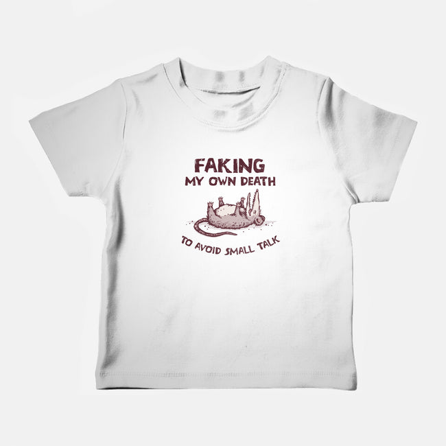 Faking My Own Death-Baby-Basic-Tee-kg07