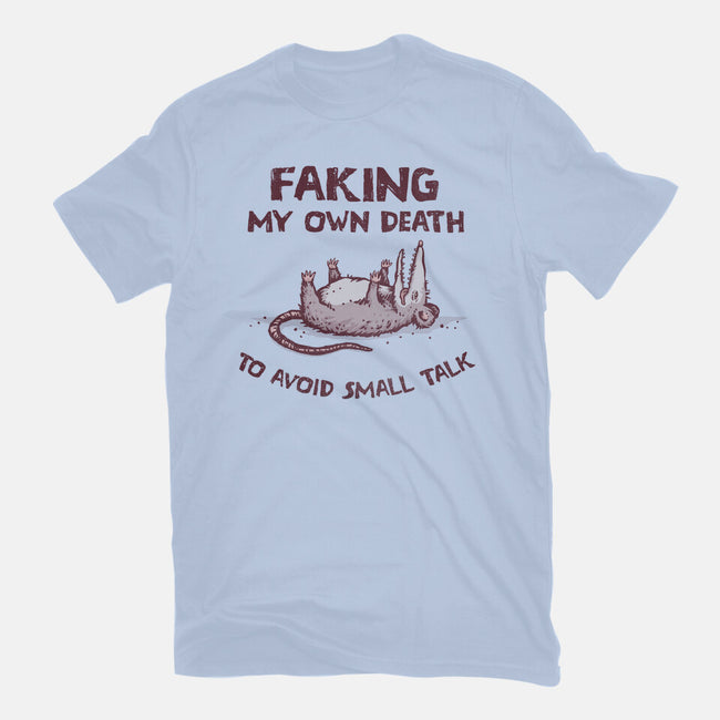 Faking My Own Death-Womens-Basic-Tee-kg07