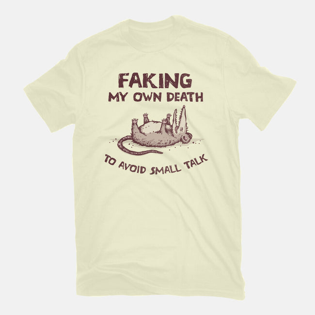 Faking My Own Death-Mens-Basic-Tee-kg07