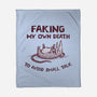 Faking My Own Death-None-Fleece-Blanket-kg07