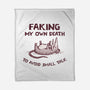 Faking My Own Death-None-Fleece-Blanket-kg07