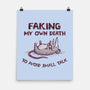 Faking My Own Death-None-Matte-Poster-kg07