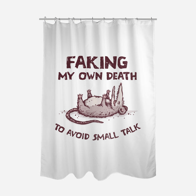 Faking My Own Death-None-Polyester-Shower Curtain-kg07