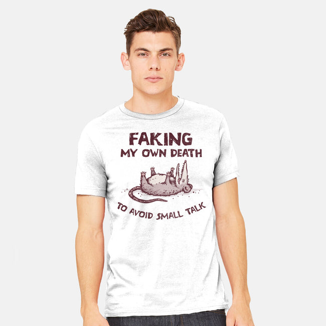 Faking My Own Death-Mens-Heavyweight-Tee-kg07