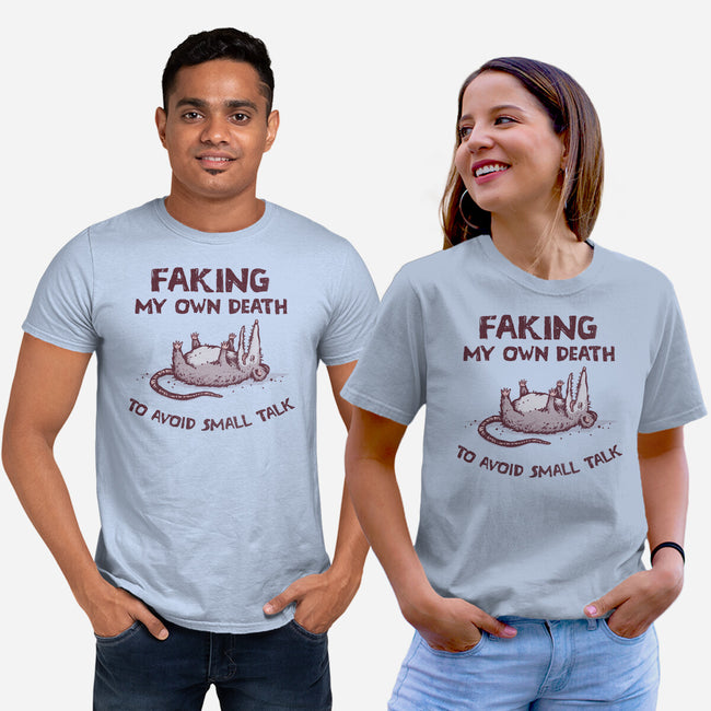 Faking My Own Death-Unisex-Basic-Tee-kg07