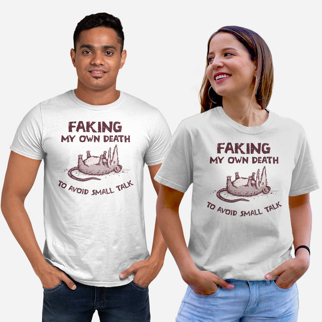 Faking My Own Death-Unisex-Basic-Tee-kg07