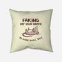 Faking My Own Death-None-Removable Cover-Throw Pillow-kg07