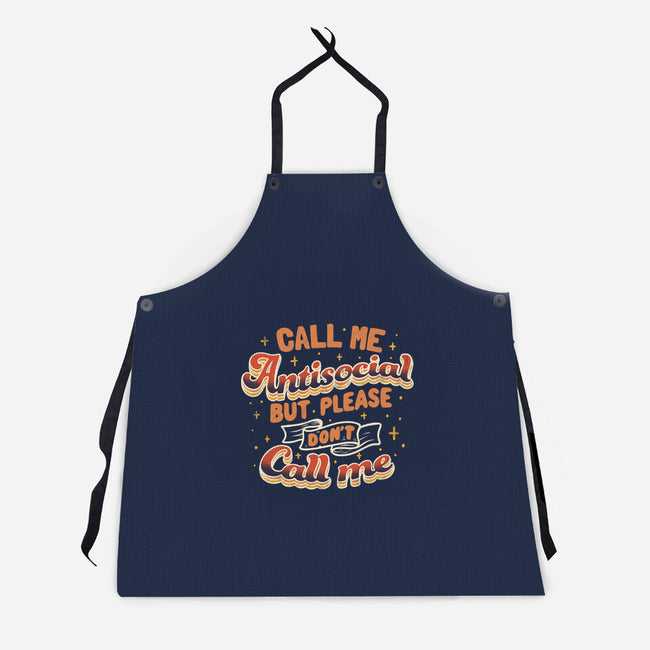 Please Don't Call Me-Unisex-Kitchen-Apron-tobefonseca