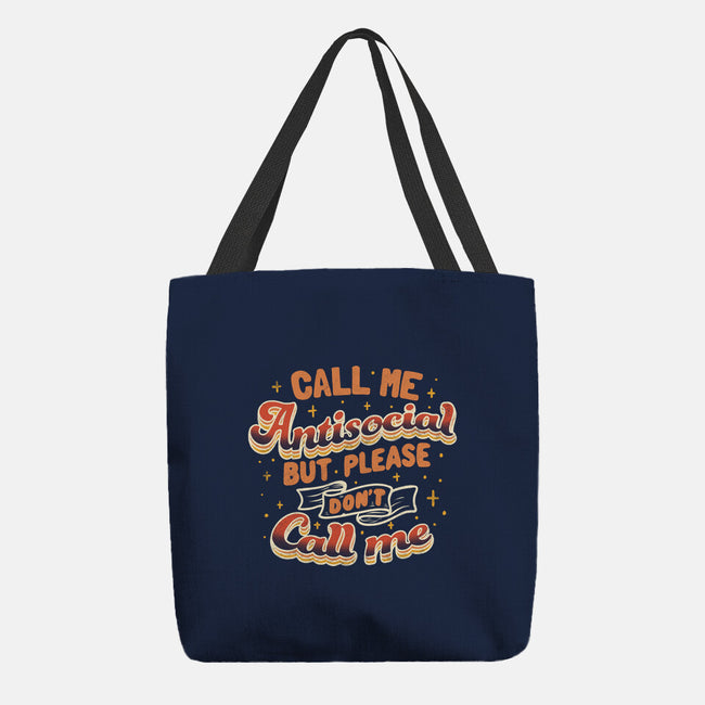 Please Don't Call Me-None-Basic Tote-Bag-tobefonseca