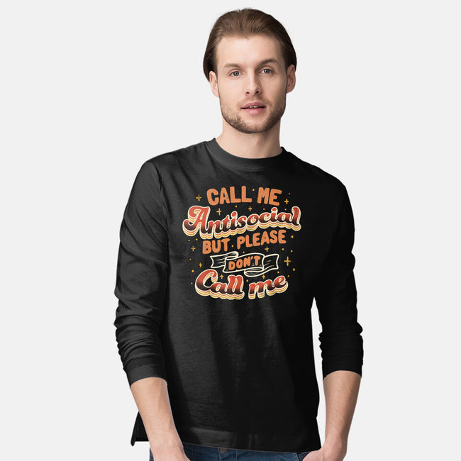 Please Don't Call Me-Mens-Long Sleeved-Tee-tobefonseca