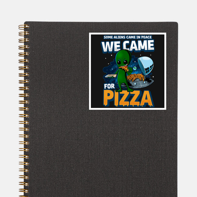 We Came For Pizza-None-Glossy-Sticker-LtonStudio